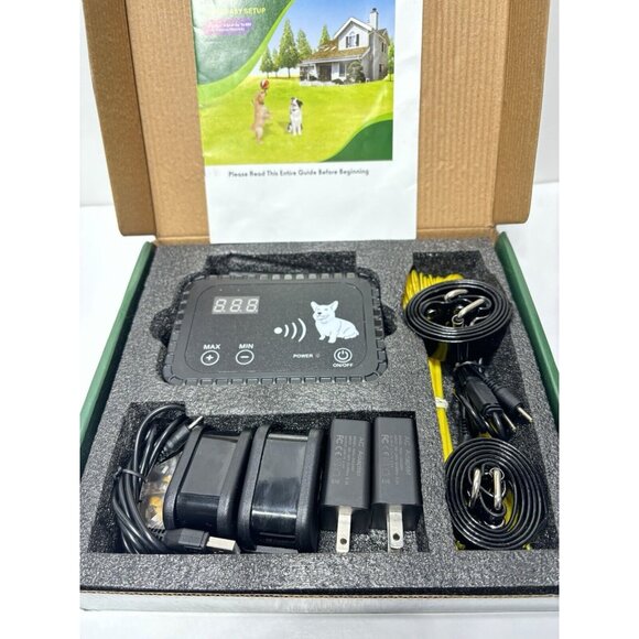 Wireless Electric Dog Fence Collars for Dog Training JustPet Pet Containment - Picture 2 of 5